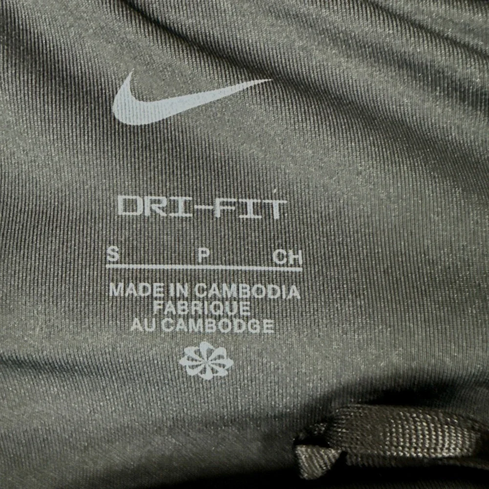 Nike Womens Small 5 Inch Inseam Black Dri-FIT Drawstring Running Shorts